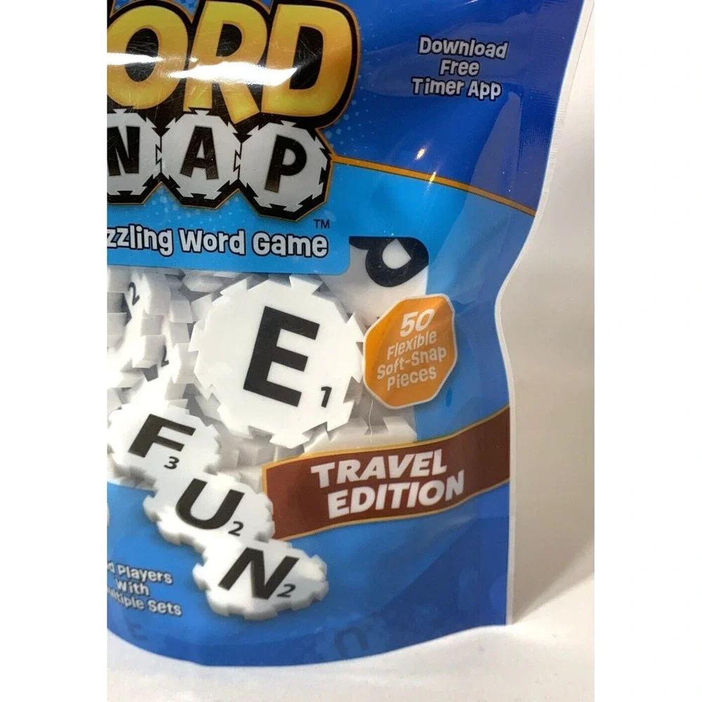 Word Snap Game Travel Edition for Age 8+  Scrabble Homeschool Vocabulary‎